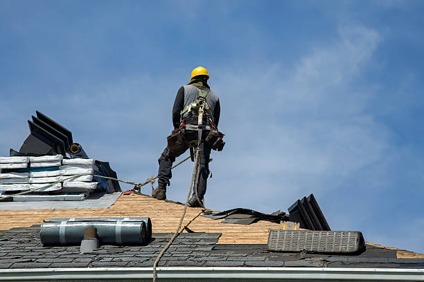 Professional Gutter Installation technician working in Princeville, HI